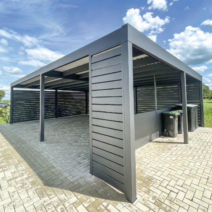 Doppelcarport mit Abstellraum