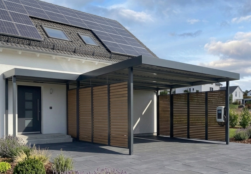 Carport aus Metall nach Maß für Einfahrt und Außenbereich