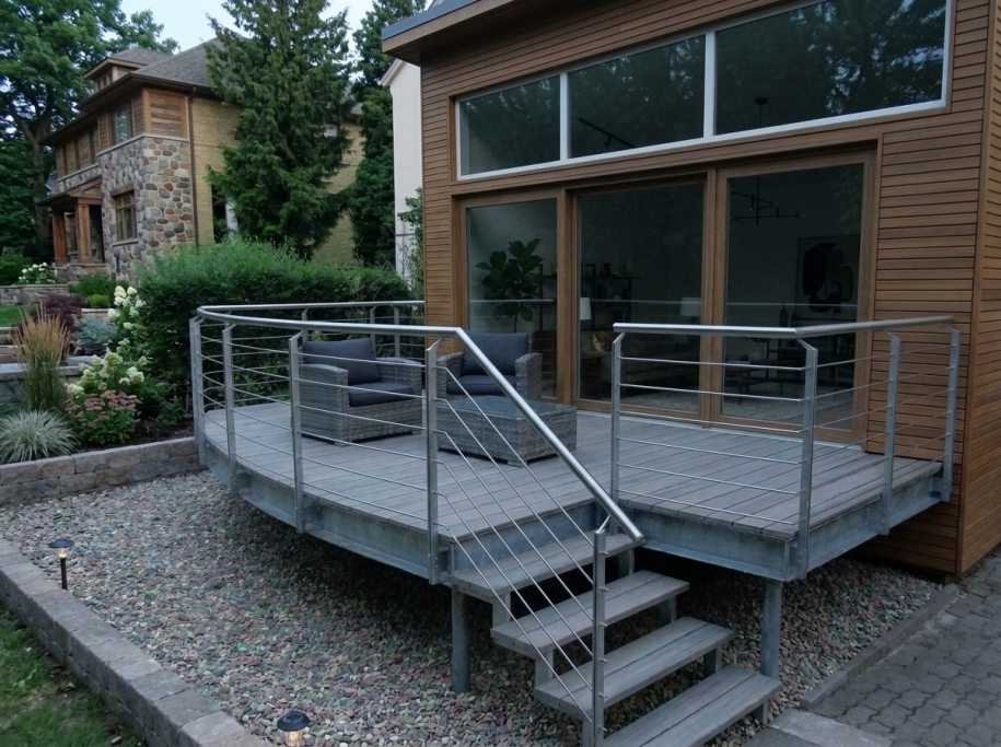 Balkon mit Außentreppe in Göttingen