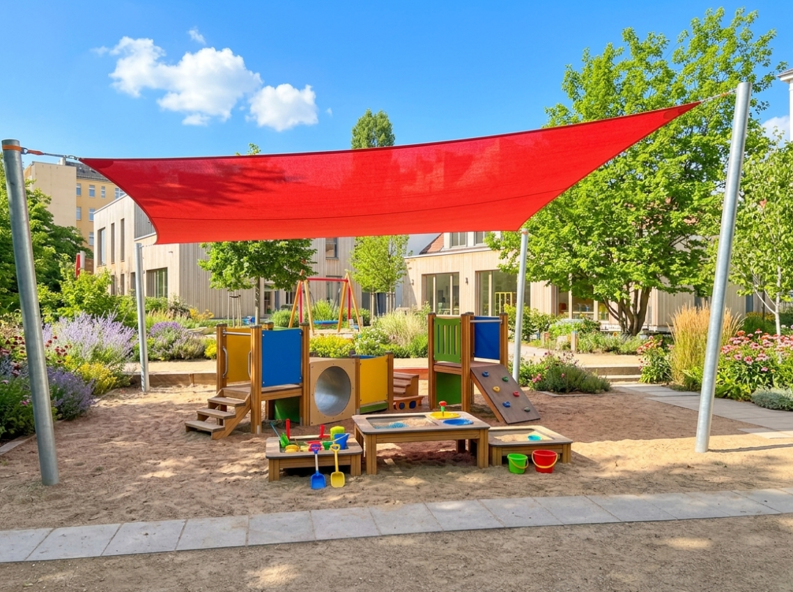 Sonnensegel für Kindergärten und Kitas in Göttingen