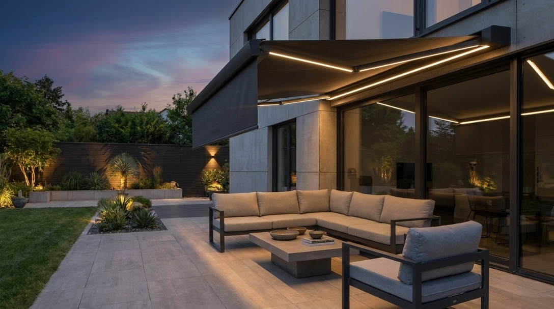 Markise für Terrasse und Outdoor Living Bereich
