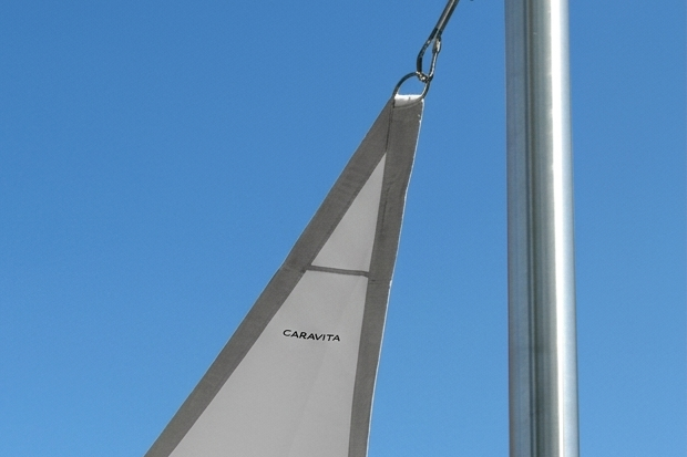 Verstärkte Ecke am CARAVITA Summerday Sonnensegel