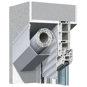 Schräg-Rollladen für schräge Fenster und besondere Glasflächen
