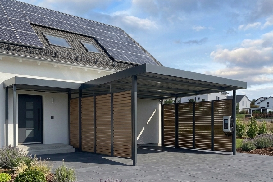Carports nach Maß aus Metall von MERPAL