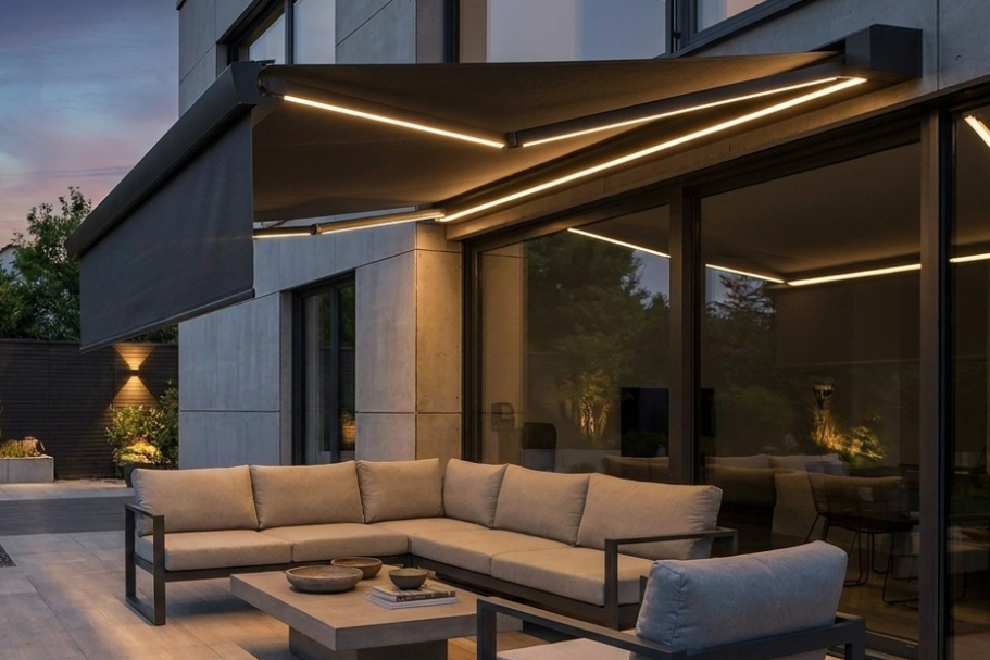 Markise als Sonnenschutz für Terrasse und Balkon