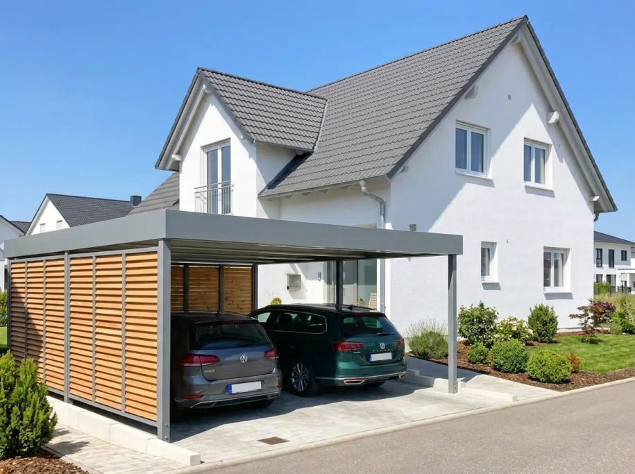 Doppelcarport freistehend